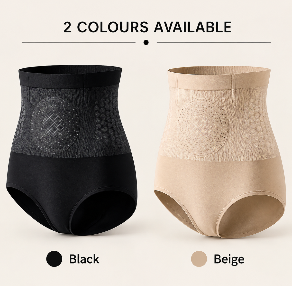 EVESSA Sculpt shaping briefs in black and beige