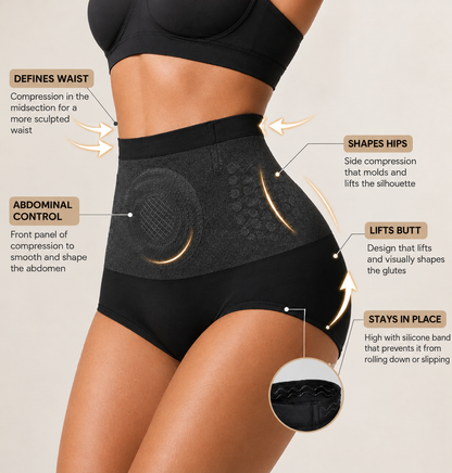 EVESSA Sculpt shaping briefs compression and control zones