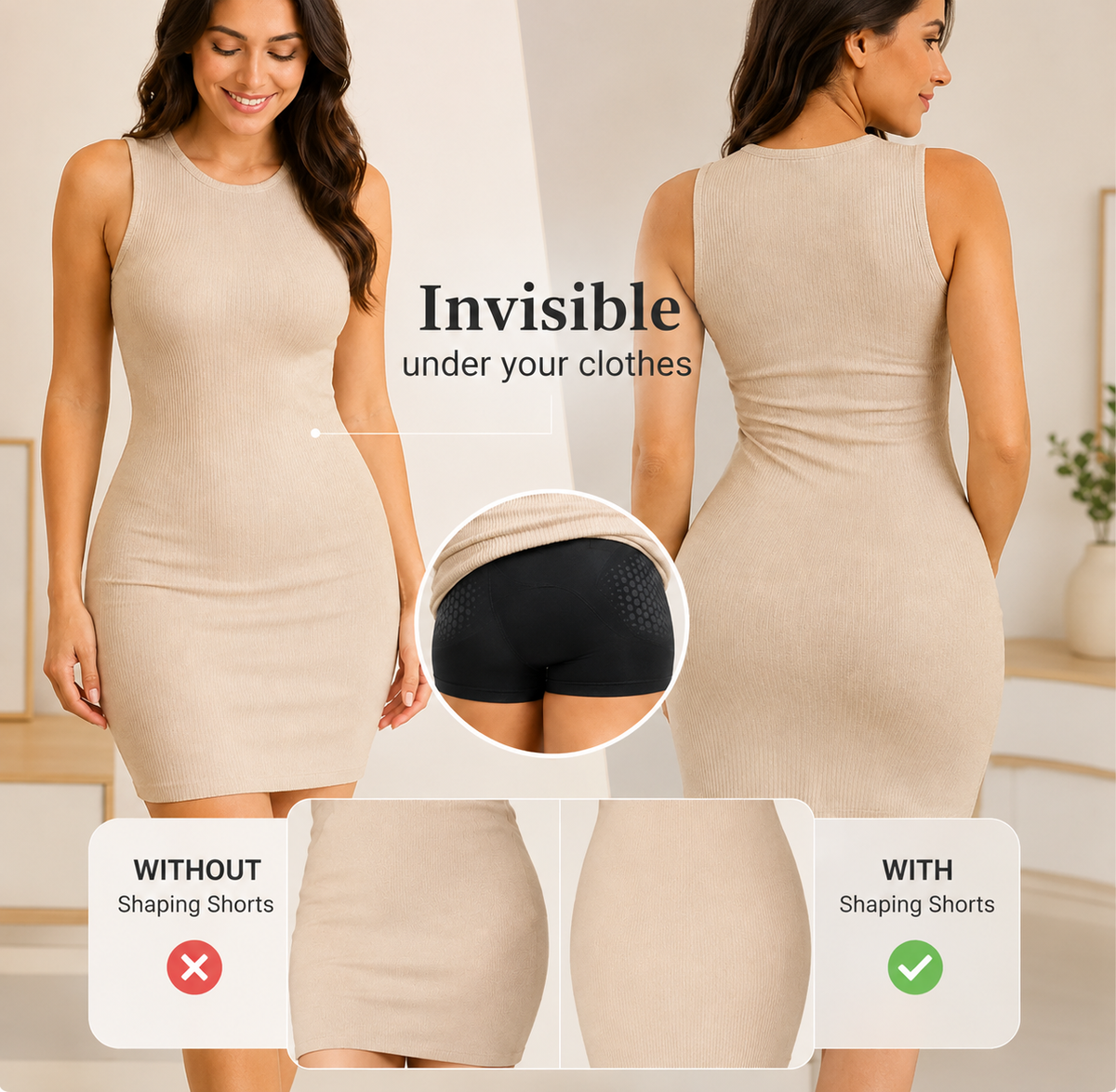 Invisible shaping under clothes with EVESSA Sculpt